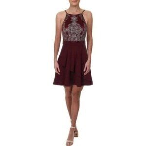 NWT Speechless Caviar Fit & Flare Dress